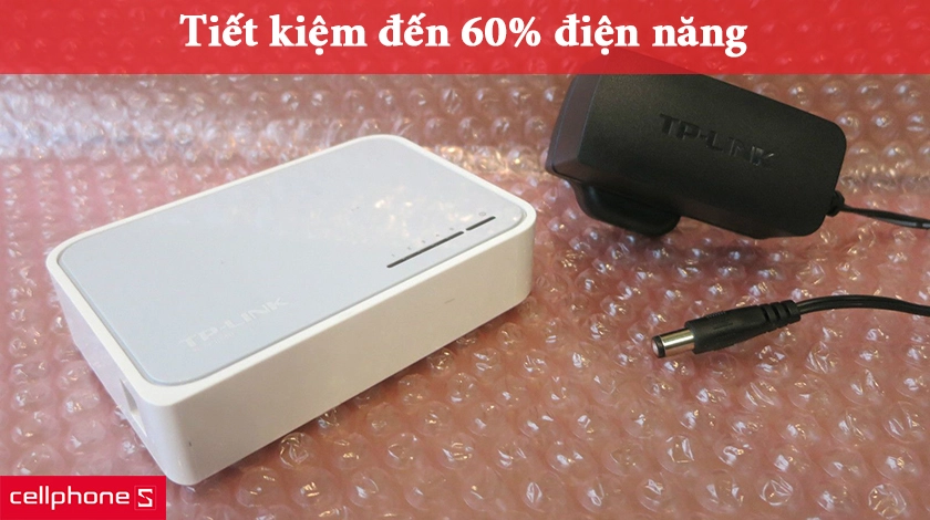 bộ chia tín hiệu TL-SF1005D có thể giúp bạn tiết kiệm được tới 60% điện năng