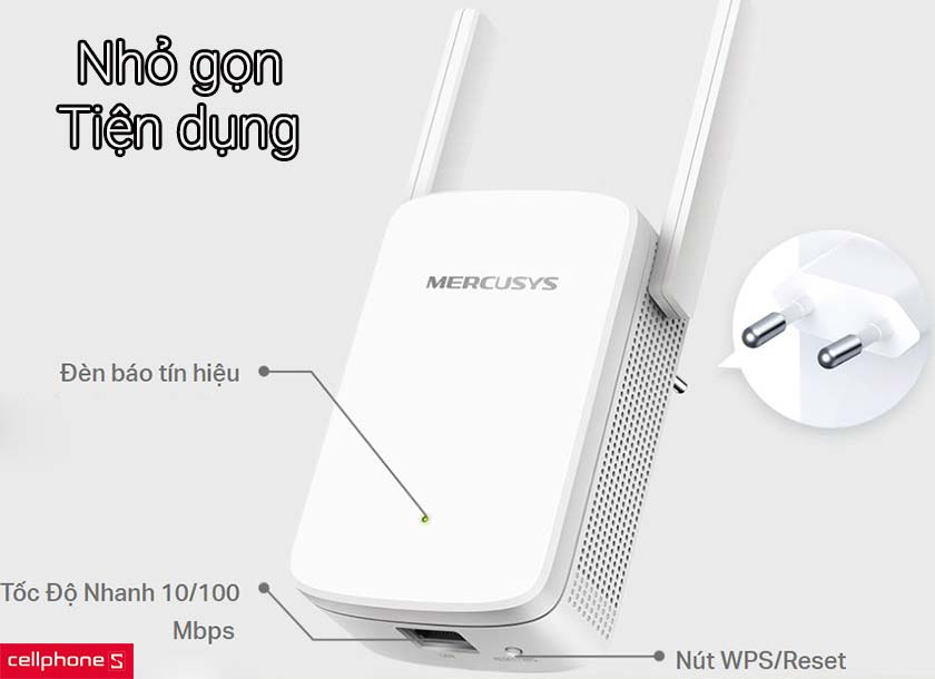 Bộ kích sóng Wifi Mercusys ME30 AC1200