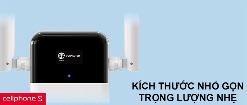 Kích thước nhỏ gọn, trọng lượng nhẹ, màn hình hiển thị thông minh