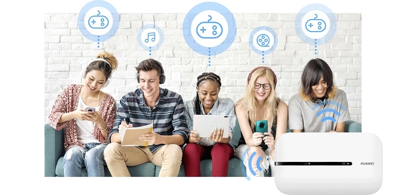 Bộ phát Wifi di động Huawei E5576 606 4G 150Mbps