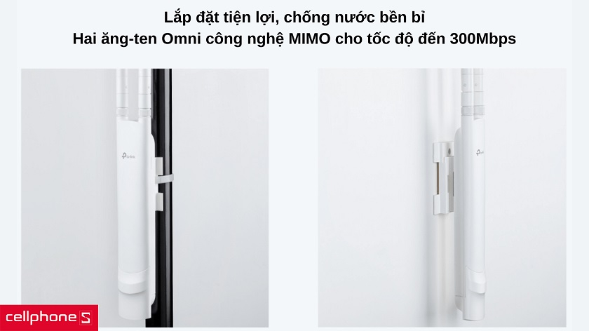 Công nghệ MIMO cho tốc độ wifi lên đến 300Mbps