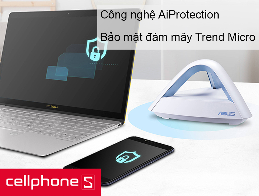 Tốc độ wifi nhanh hơn và bảo mật quyền riêng tư, an toàn hơn với AiProtection