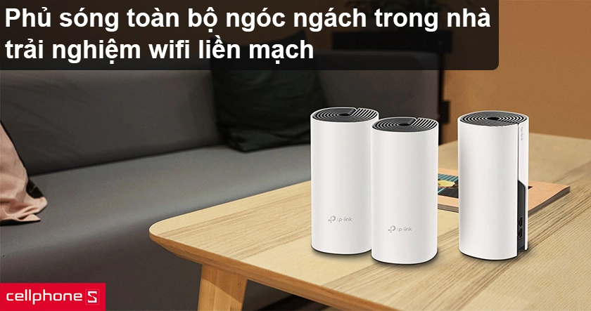 1 bộ kết nối - Giải quyết điểm chết của wifi, chuyển vùng mạch lạc