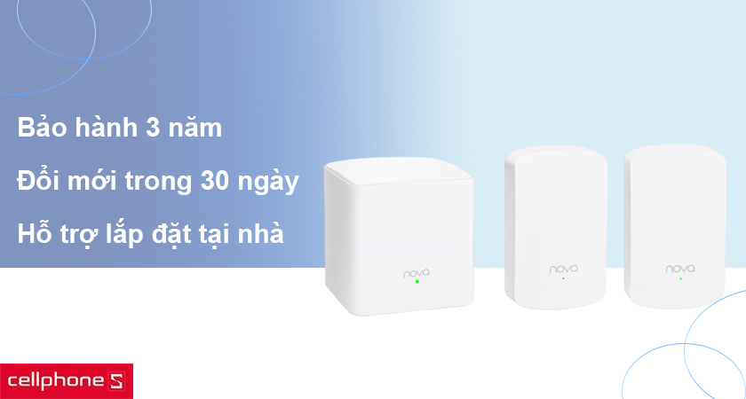 Mua hệ thống Wi-Fi Mesh AC1200 TENDA – MW5 (3 PACK) chính hãng tại hệ thống CellphoneS