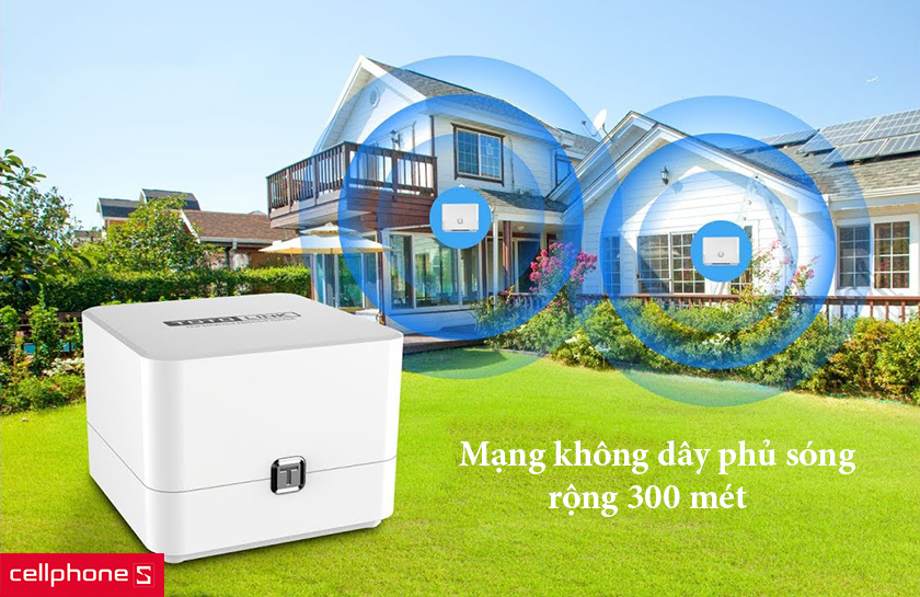 Mạng không dây phủ sóng rộng 300 mét
