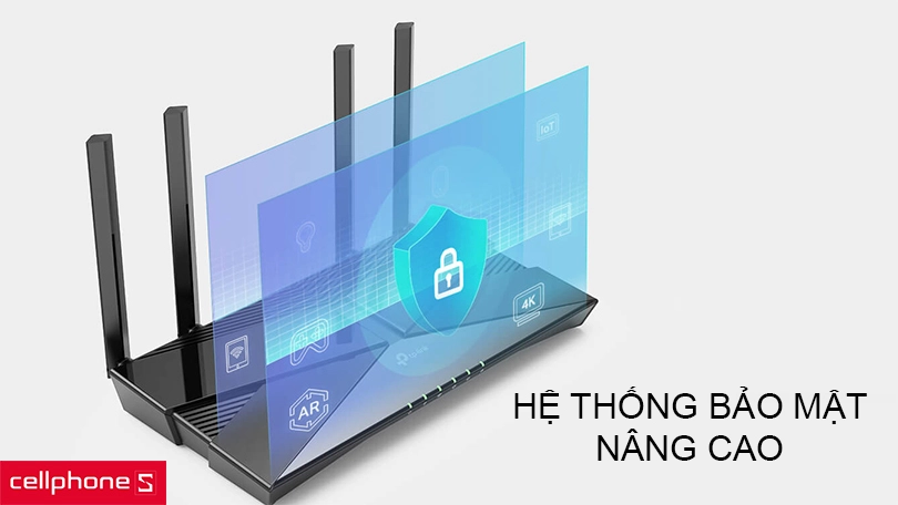 TP-Link AX3000 Archer AX53 bảo mật thông tin tốt hơn TP-Link AX3000 Archer AX53 bảo mật thông tin tốt hơn
