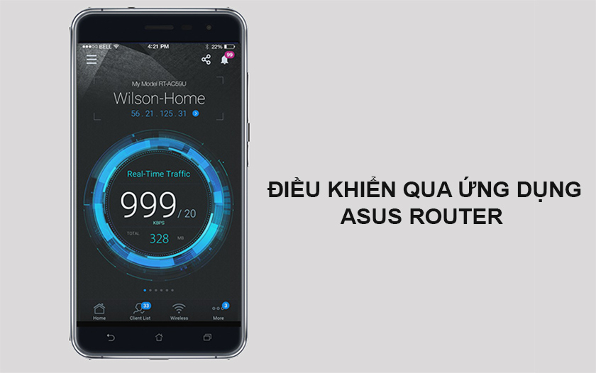 Điều khiển qua ứng dụng