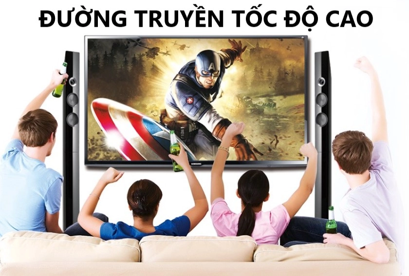 Trang bị cổng Lan Gigabit đáp ứng đường truyền tốc độ cao trên 100Mbps