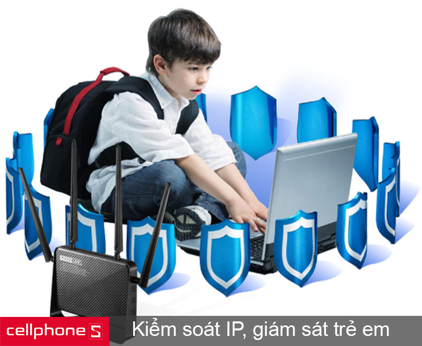 Router wifi Totolink A950RG có các chuẩn bảo mật cao, hỗ trợ nhiều tính năng