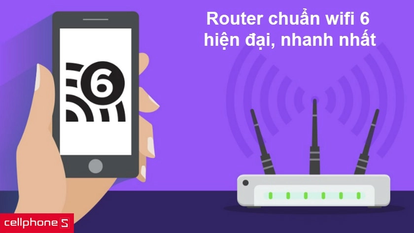 Router chuẩn wifi 6 hiện đại, nhanh nhất