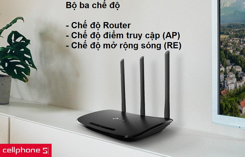 Mang đến cho người dùng ba chế độ sử dụng khác nhau