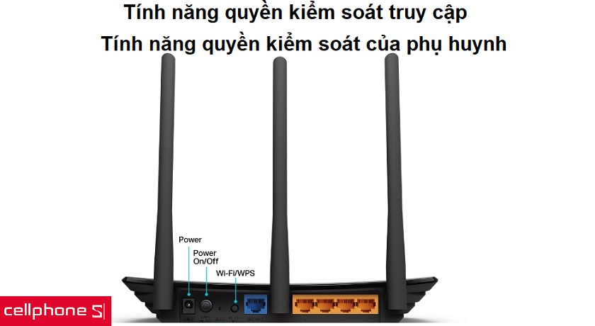 Trang bị tính năng quyền kiểm soát của phụ huynh và quyền kiểm soát truy cập