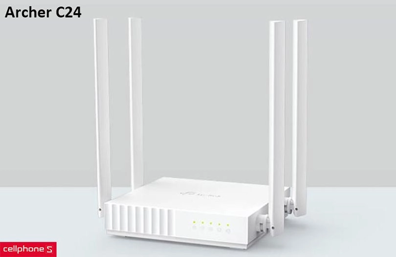 Router Wifi Tp-Link Archer C24 Băng tần kép AC750 PKIT.146-C