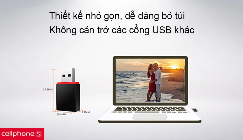 Thiết kế nhỏ gọn, bỏ túi dễ dàng