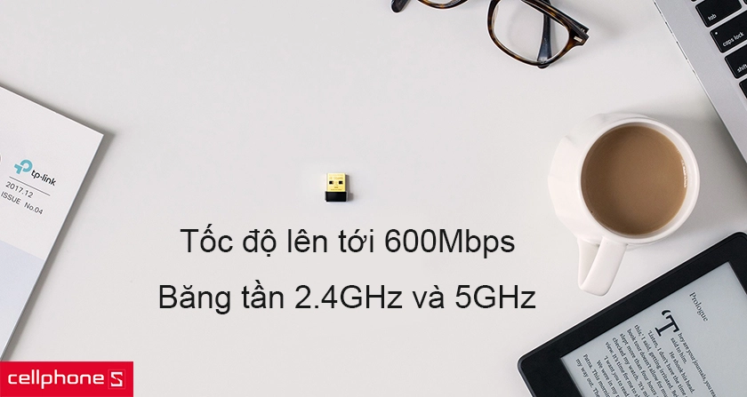 Tốc độ lên tới 600Mbps, hỗ trợ nhiều hệ điều hành