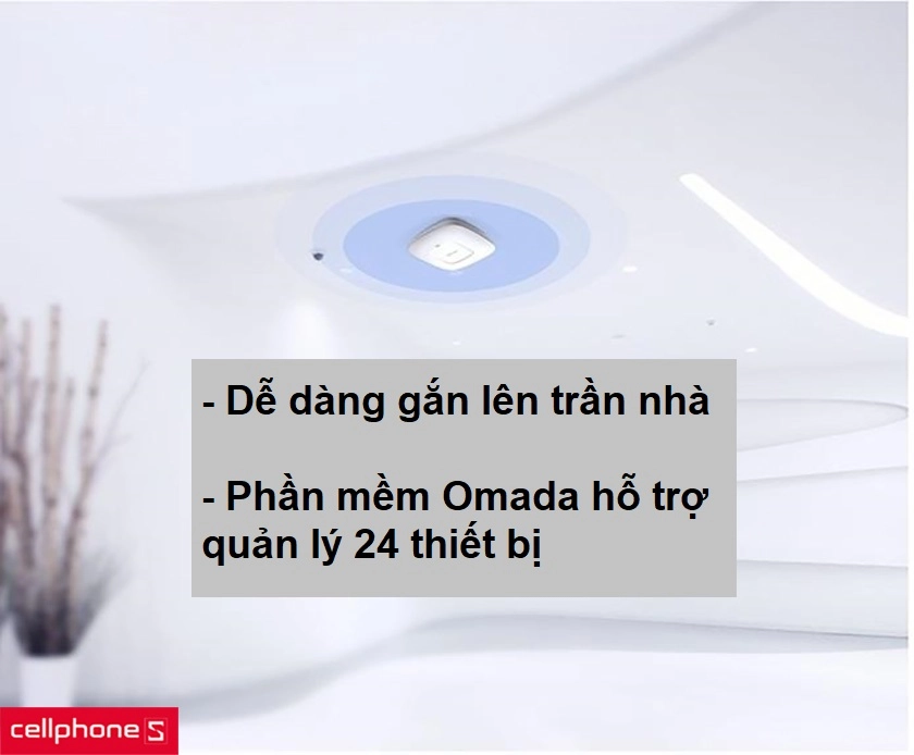 Tp-Link EAP110 300Mbps dễ dàng lắp đặt và quản lý với phần mềm Omada