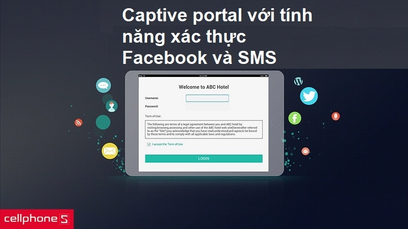 Tp-Link EAP11 với chức năng Captive portal xác thực Facebook và SMS
