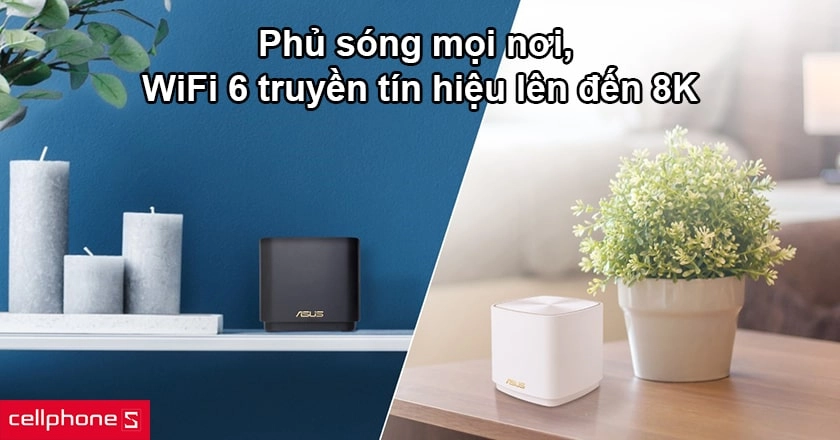 Hệ thống WiFi Mesh 6 Asus XD4 AX1800 2 Pack 