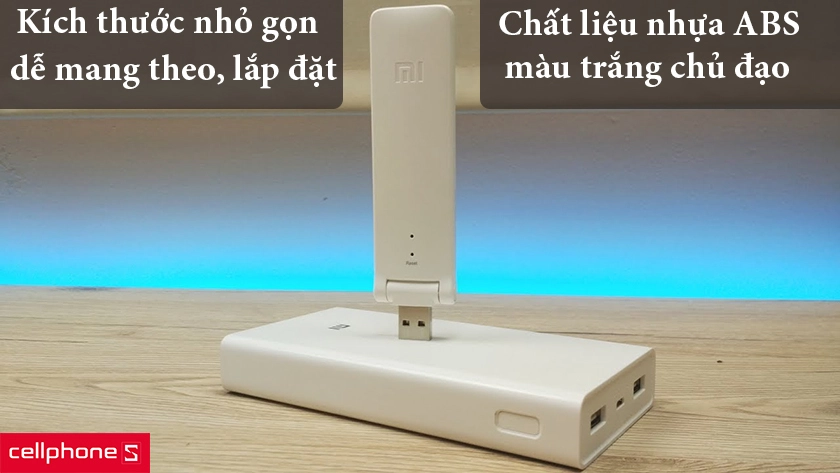 Chất liệu nhựa ABS cao cấp, kích thước nhỏ, tương đương một chiếc USB