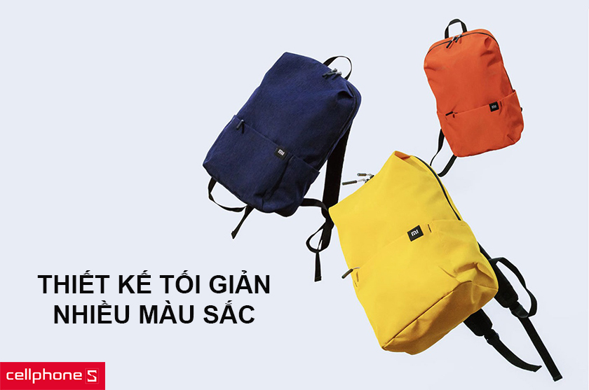 Thiết kế tối giản, nhiều màu sắc