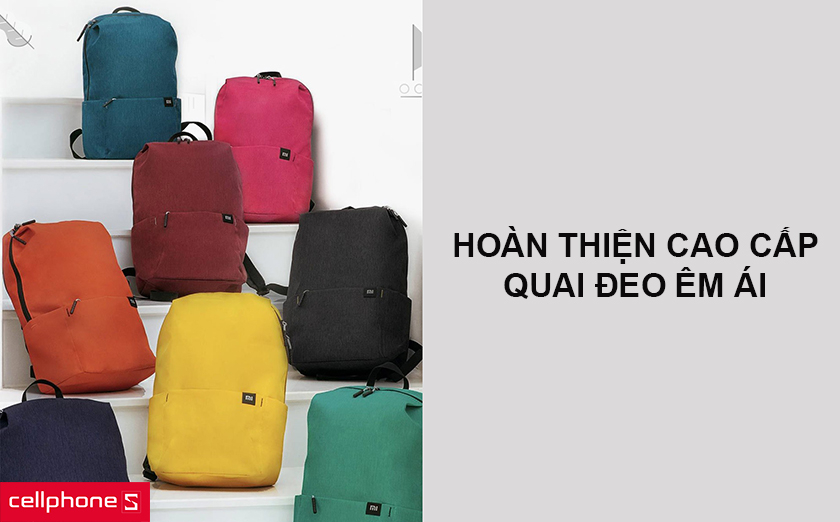 Hoàn thiện cao cấp từ phụ kiện ITW, quai đeo êm ái