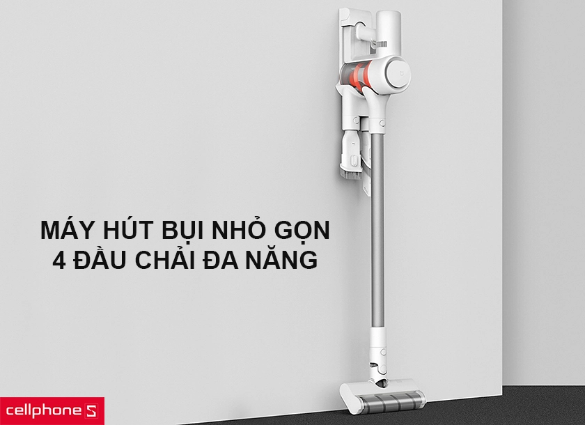 Máy hút bụi nhỏ gọn – 4 đầu chải đa năng