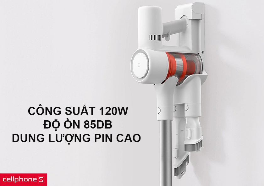 Công suất 120W, độ ồn 85dB