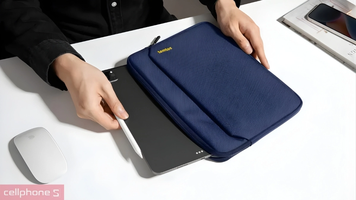 Thiết kế túi chống sốc iPad Tomtoc Tablet Sleeve Bag 11 inch B18B1B2 DRS