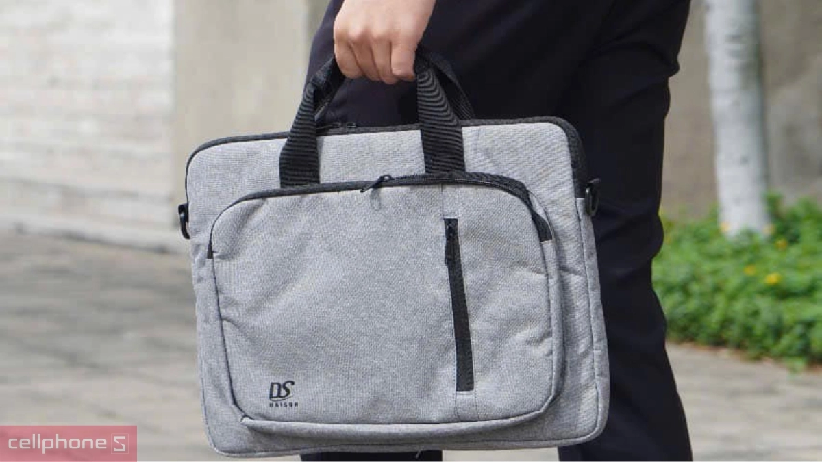 Công nghệ túi chống sốc có dây Daison Urban Shoulder Bag Shock Proof 15.6 inch DRS