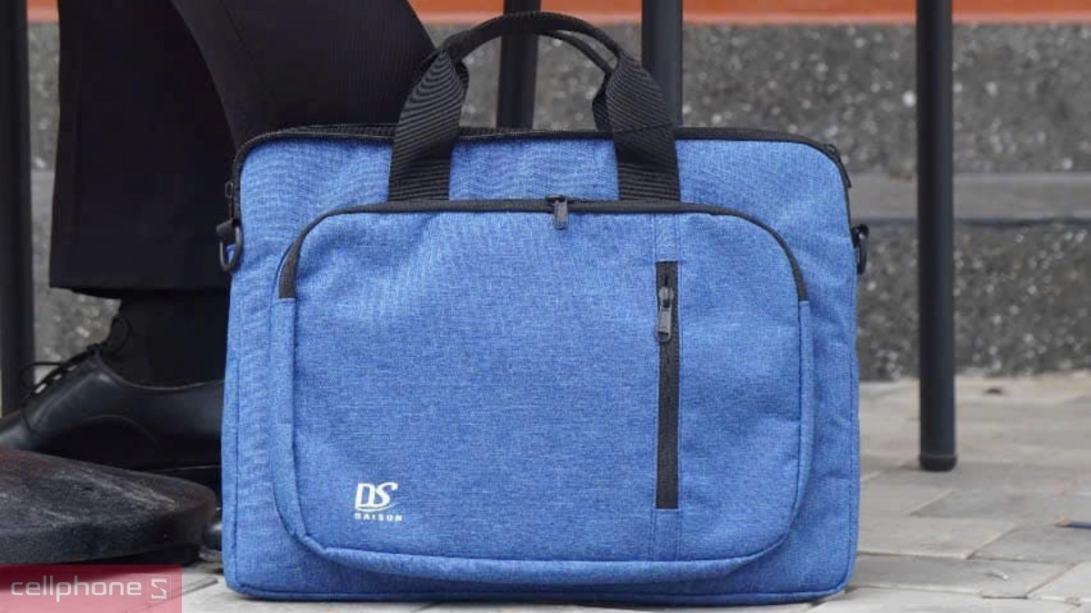 Cấu trúc ngăn túi chống sốc có dây Daison Urban Shoulder Bag Shock Proof 15.6 inch DRS