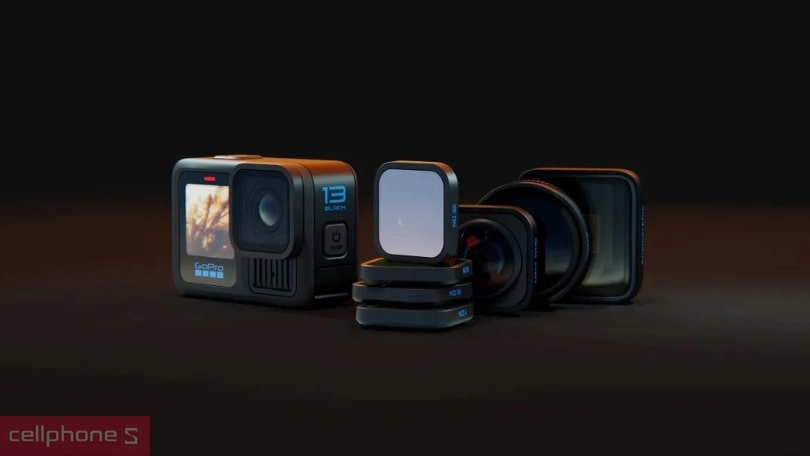 GoPro Hero 13 Black kết nối với nhiều ống kính tiện lợi GoPro Hero 13 Black kết nối với nhiều ống kính tiện lợi