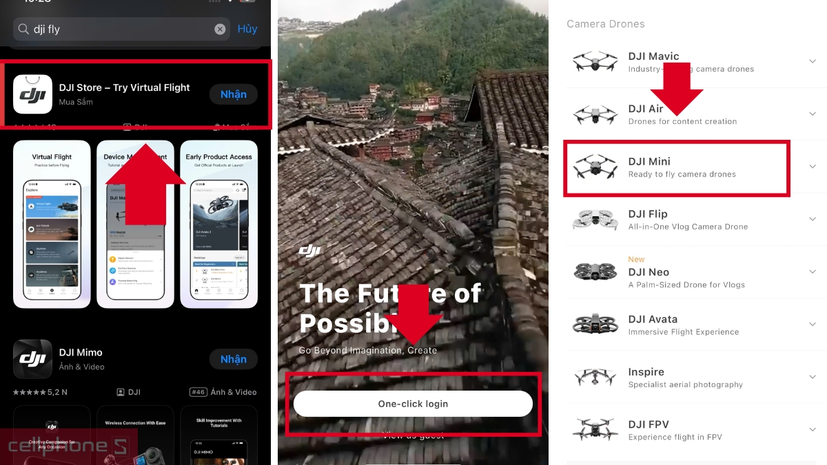 Hướng dẫn kết nối app với DJI Mini 4K