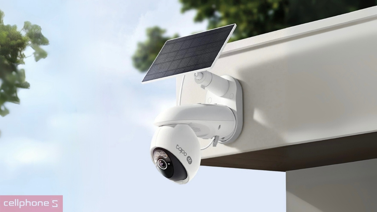 Camera tích hợp pin năng lượng mặt trời