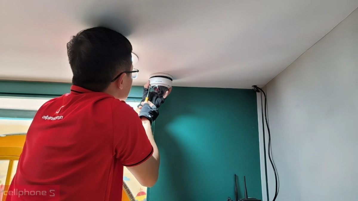 Dịch vụ lắp camera chuyên nghiệp của CellphoneS quận Bình Thạnh