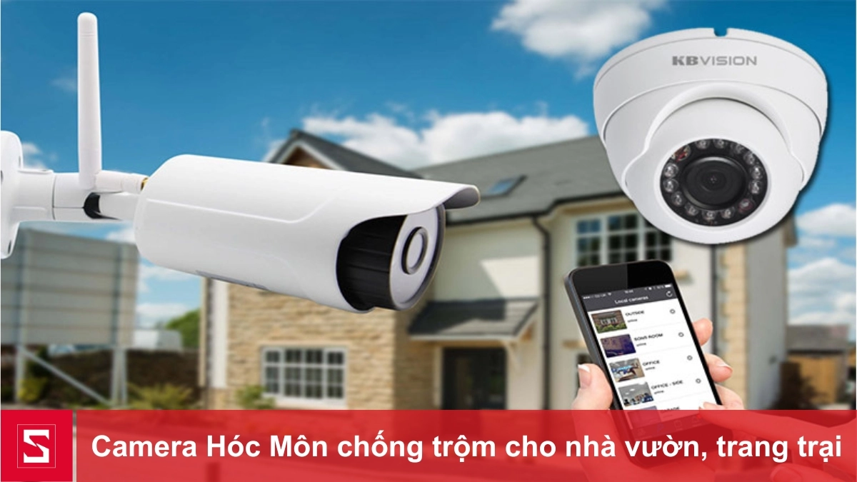Camera Hóc Môn chống trộm cho nhà vườn, trang trại