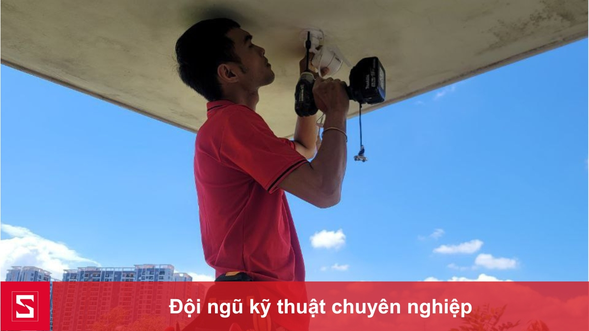 Đội ngũ kỹ thuật viên chuyên nghiệp, tay nghề cao