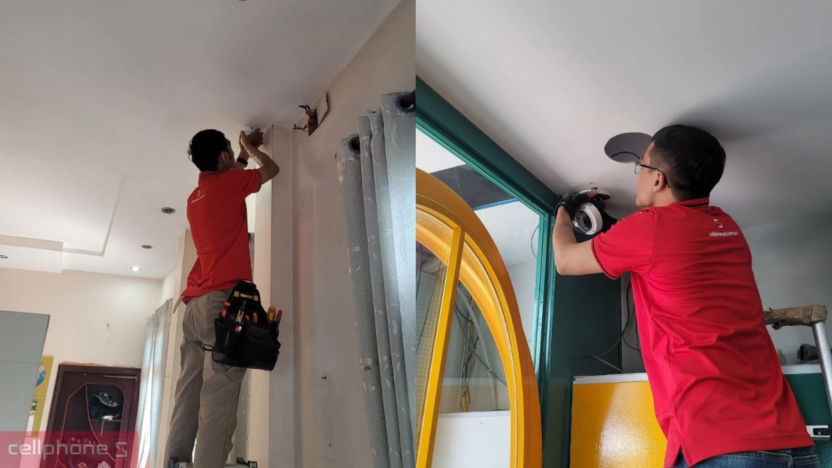 Đội ngũ lắp đặt camera chuyên nghiệp