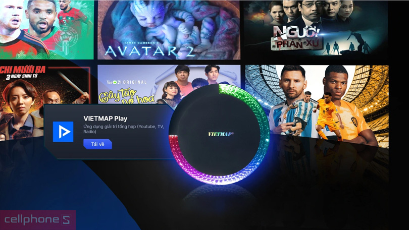 Giao diện hiển thị thông minh, độc quyền từ Vietmap