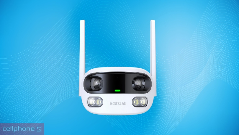 Khả năng ghi hình của camera IP ngoài trời 2MP Dual Camera Botslab W302
