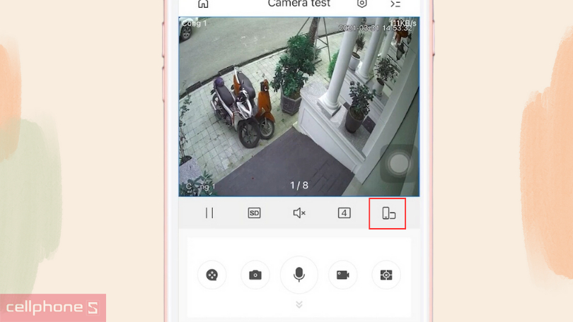 Chế độ xem trên app