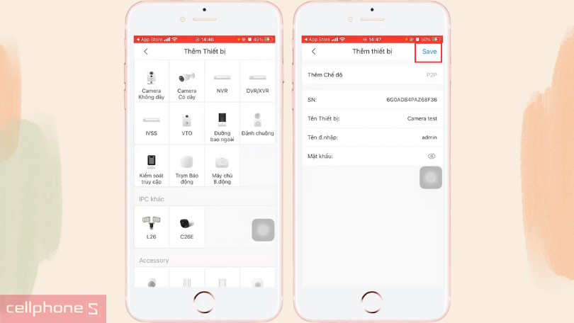 Hướng dẫn thêm camera Dahua DH-F2C-PV 2MP có đèn LED vào ứng dụng DMSS