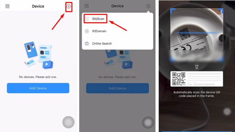 Cách kết nối camera với ứng dụng DMSS