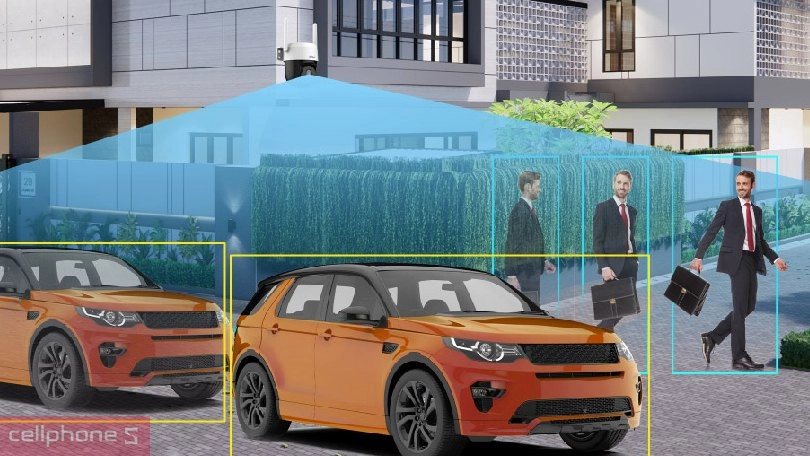 Góc độ ghi hình, khả năng quay và quét của camera IP ngoài trời Dahua P3AE-PV 3MP