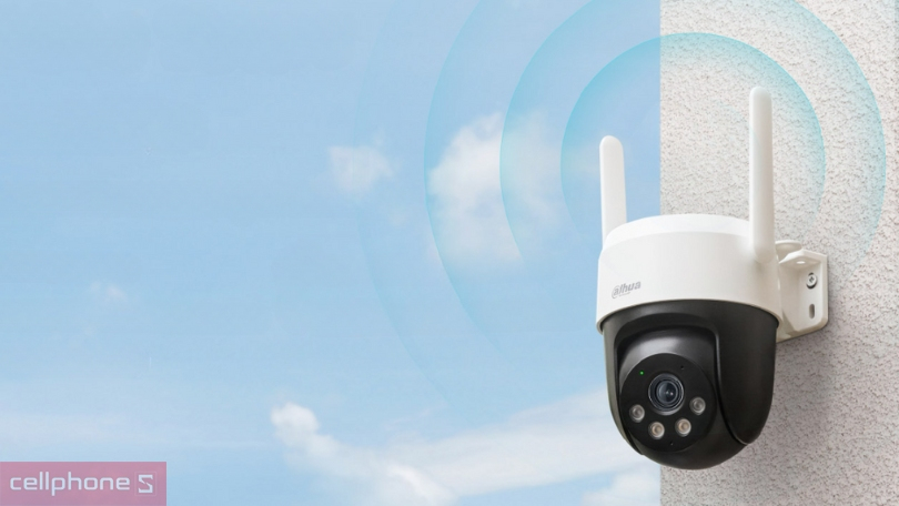 Độ phân giải ghi hình cùng chất lượng ghi hình đêm của camera IP ngoài trời DAHUA P5AE-PV 5MP