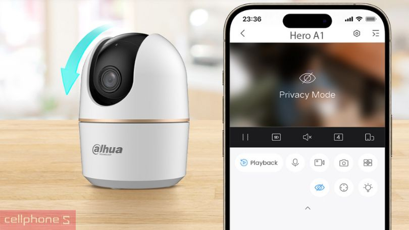 Camera IP Wifi Dahua H5AE 5MP - Góc rộng lên đến 88°, hình ảnh chi tiết độ nét cao