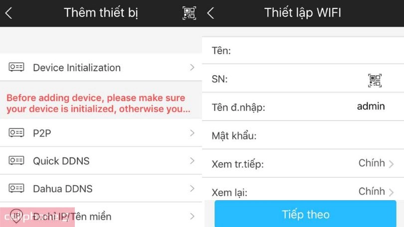 Hướng dẫn cài đặt camera Wifi Dahua bằng Imou Life