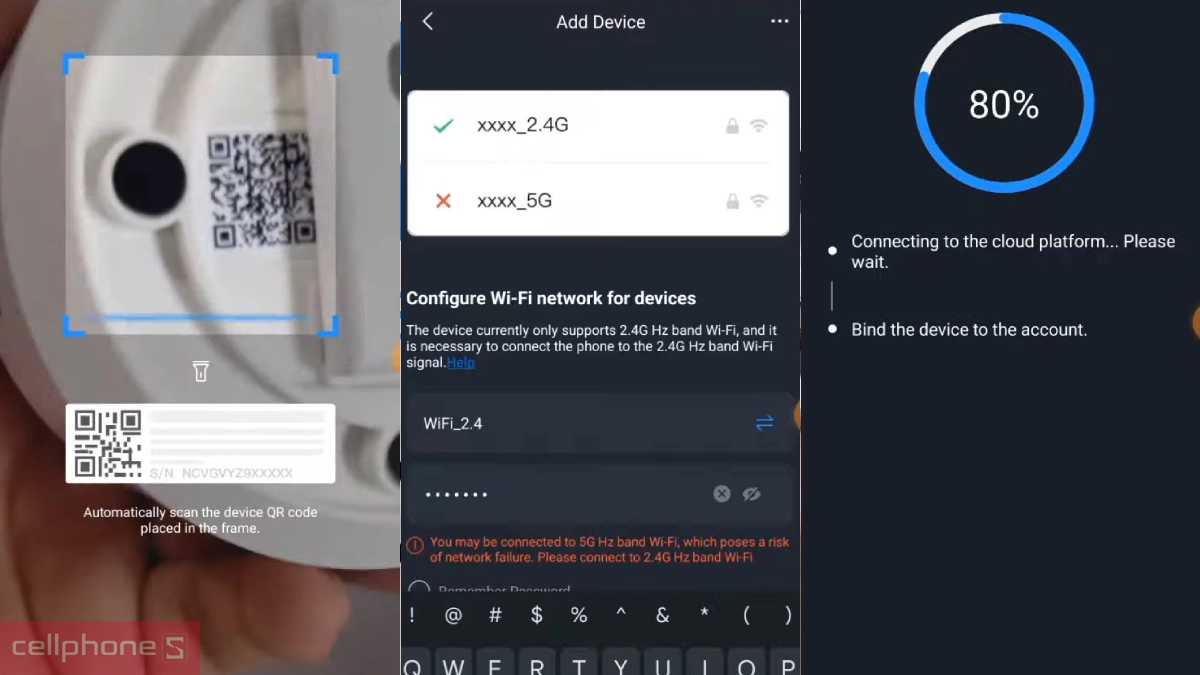 Cách kết nối camera thang máy Dahua 2MP có tiếng với điện thoại