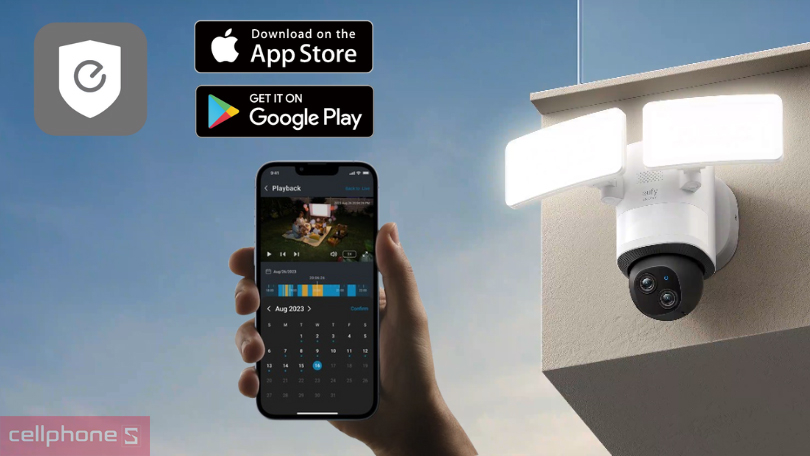 Hướng dẫn kết nối camera Floodlight Camera E340 với app