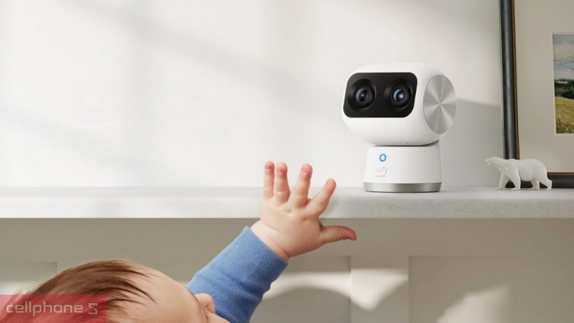 Khả năng phát hiện chuyển động của camera IP Dual Lens Eufy 4K S350