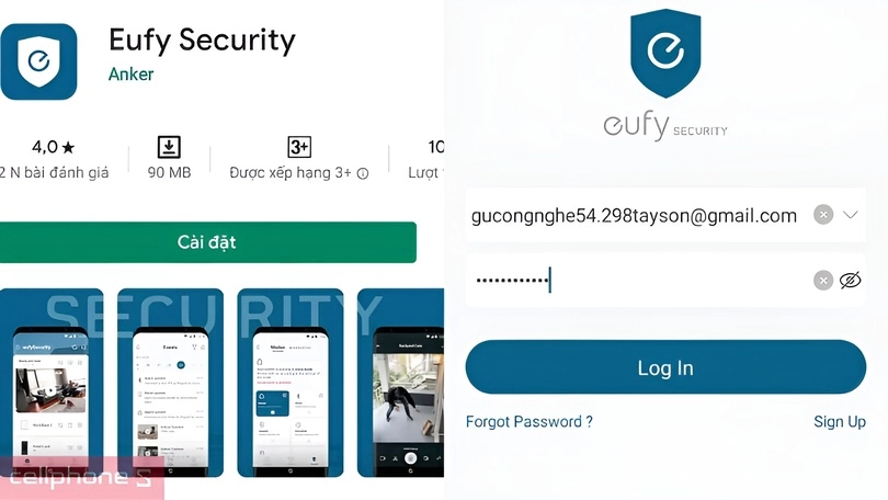 Hướng dẫn kết nối camera IP Eufy 2K C220 với smartphone 